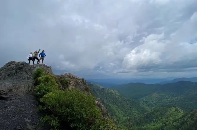 Randonnée d’une journée à Charlies Bunion sur les Appalaches