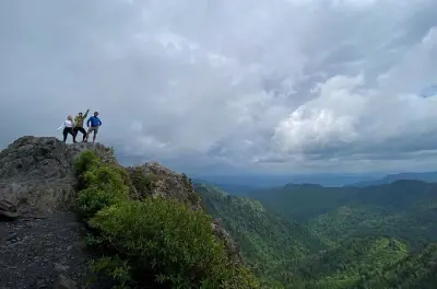 Ganztägige Wanderung zu Charlies Bunion auf dem Appalachian Trail