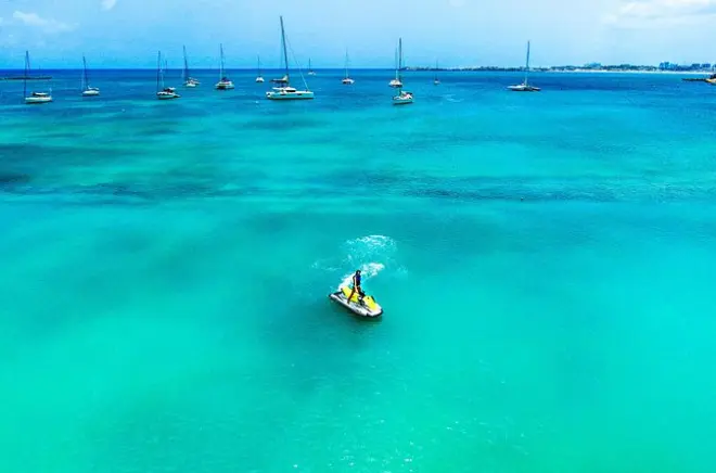 Jet-Ski-Tour St. Maarten: Allein oder zu zweit fahren