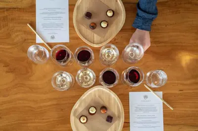 Dégustation de vins et bonbons au chocolat à Margaret River