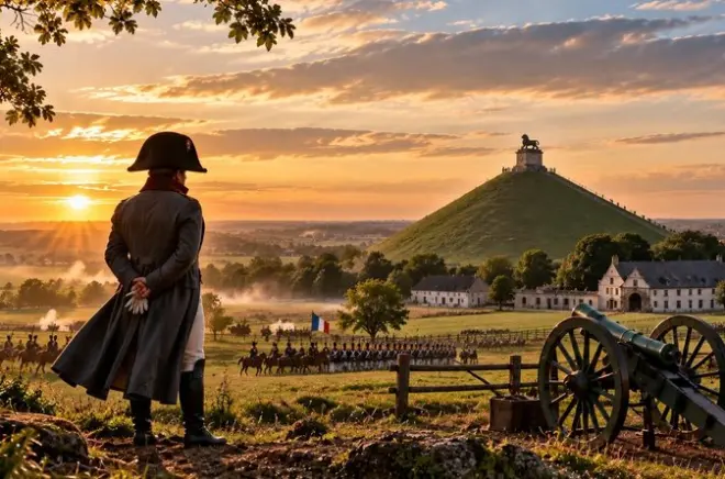 Batalha de Waterloo particular: Lion's Mound e Hougoumont
