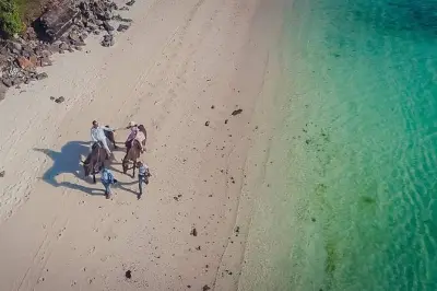 Pferdereiten an der Ostküste von Mauritius mit Mittagessen