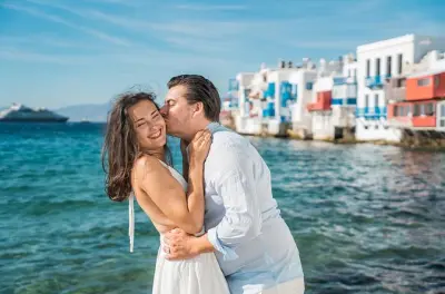 Sesión de fotos privada en Mykonos: Fotos profesionales tuyas