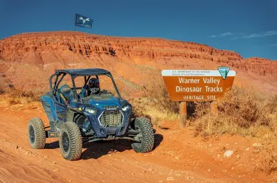 Sand Hollow ATV Riding: Dinosaur Tracks & Dunes