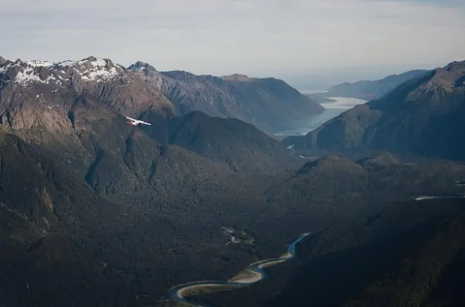 Voo sobre Milford Sound: Tour pelo Mitre Peak e geleiras
