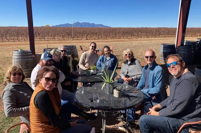 Dégustation de vins à Sonoita-Elgin depuis Bisbee : 3 vignobles