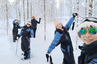 Vikaköngäs Snowshoe Adventure: Arctic Forest Walk