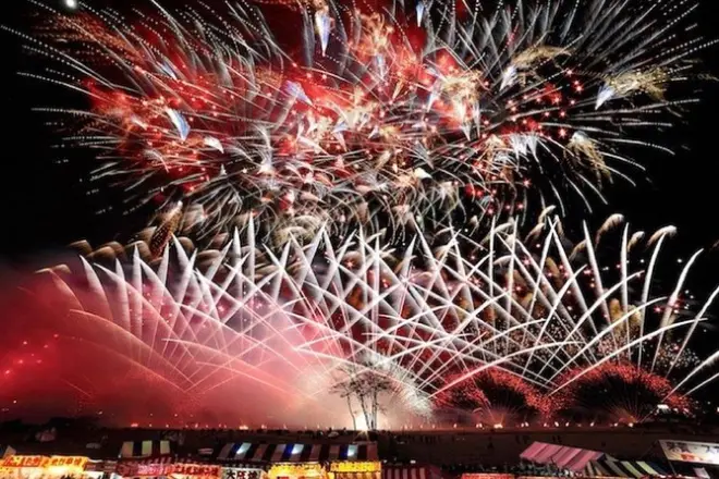 Scimmie di Jigokudani e fuochi d’artificio a Ebisu-ko, Nagano