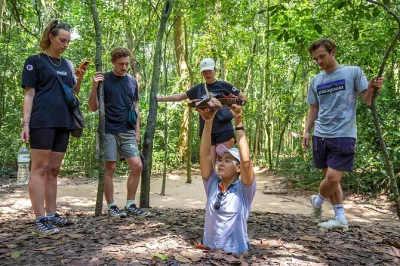 Step beyond the usual cu chi tunnels tour with a small group, explore ben duoc’s quieter tunnels, visit vietnam’s largest war memorial, and enjoy lunch included.