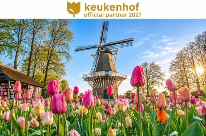 Keukenhof saindo de Rotterdam com traslado e ingresso incluídos