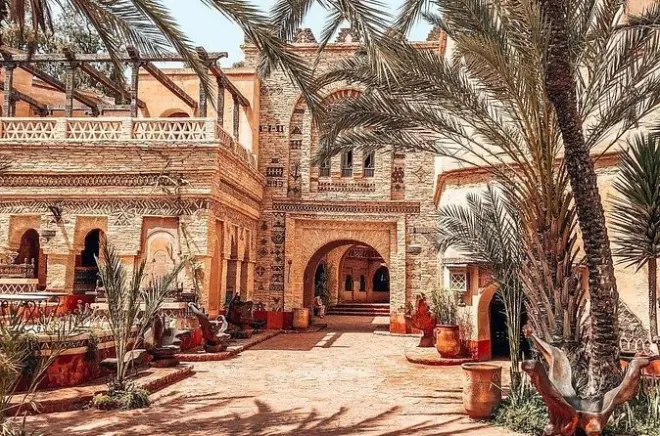 Agadir meio dia: Ruínas da kasbah e souk el had