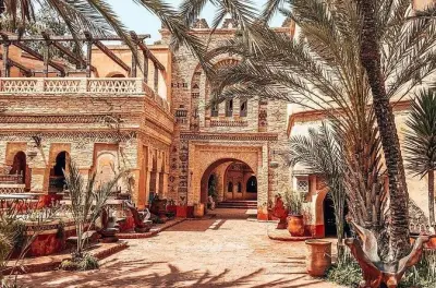 Agadir meio dia: Ruínas da kasbah e souk el had