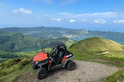 ATV riding in Sete Cidades: Volcano lakes and viewpoints