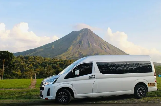 Airport to La Fortuna Transfer: Private Van for 11–15 Passengers