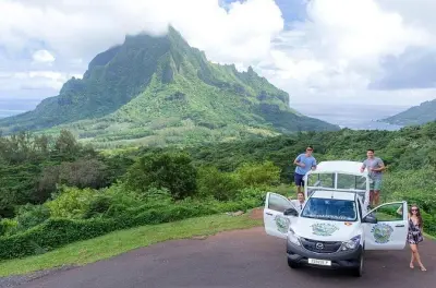 Private Moorea 4WD Tour with Champagne: Belvedere Lookout