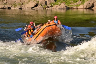 Feel the rush of melgaço’s river rapids on a private rafting trip, then wind down with a local alvarinho wine toast and a simple picnic—includes pickup & all gear.