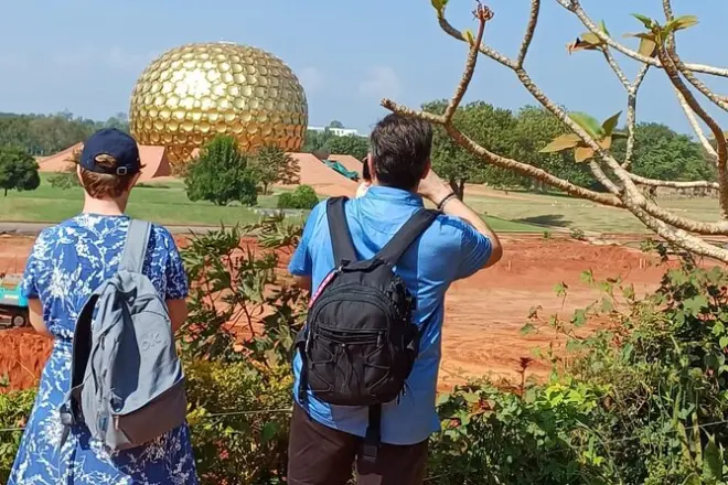 Passeio por Pondicherry: Sri Aurobindo Ashram, White Town, Auroville