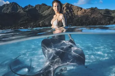 Moorea Meereswildlife-Tour mit Unterwasserfotografie