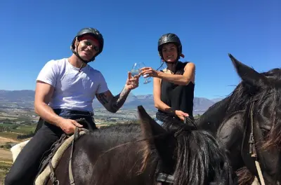Equitazione a Franschhoek: Percorso con degustazione di vini