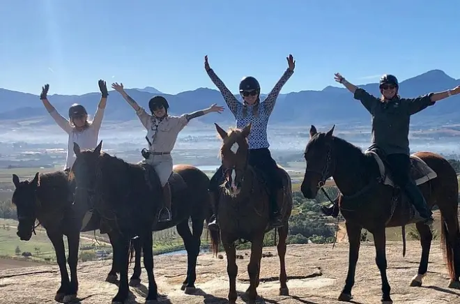 Franschhoek Ausritt: Winelands erkunden bei Vrede en Lust