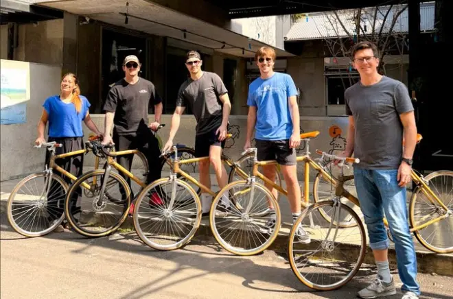 Passeio de 3h de bicicleta de bambu pelos parques de Chengdu