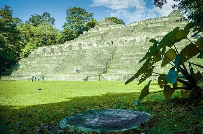 Caracol from San Ignacio: Maya ruins, cave and waterfall