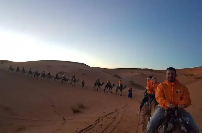 Merzouga Desert sunset camel ride from Erfoud: 2.5 hours