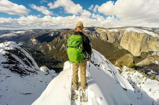 Racchette da neve a Yosemite: Da Badger Pass a Dewey Point