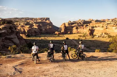 Gemini Bridges Electric Dirt Bike Tour: Moab backcountry