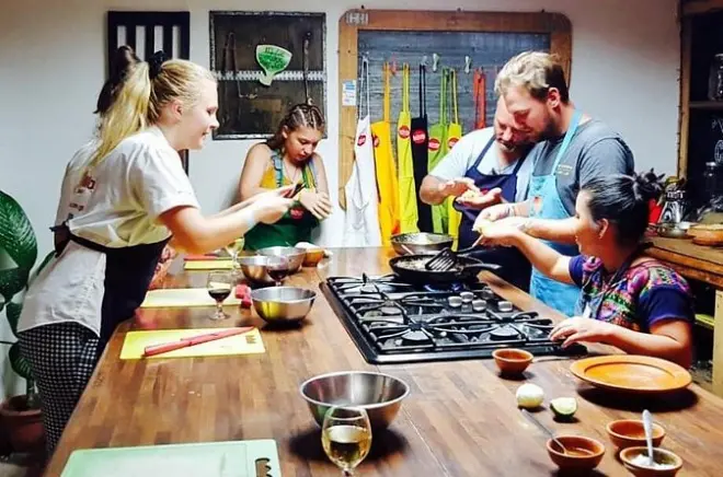 Antigua Cooking Class & Chocolate Workshop from Guatemala City