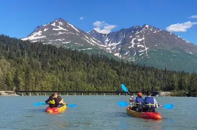Caiaque no Trail Lake, Alasca: Histórias da trilha Iditarod