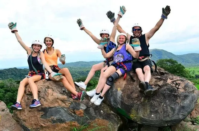 Ziplining at Rincón de la Vieja: 9 lines and 8 activities