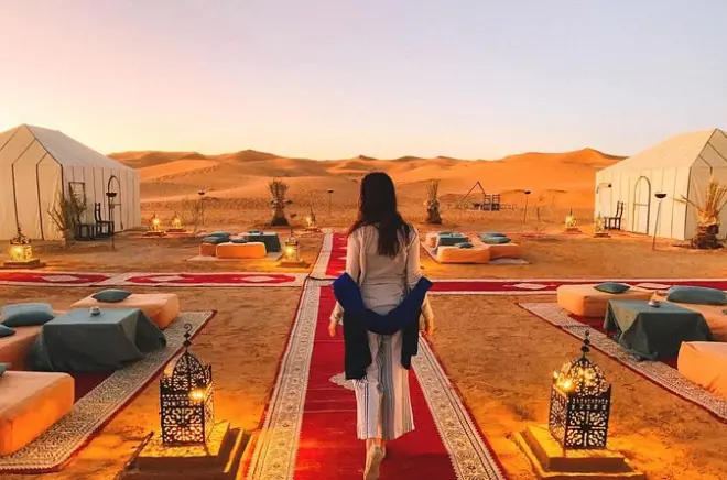 Deserto di Merzouga da Agadir: 3 giorni con cammelli e campo