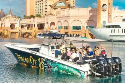 Feel the exumas—swim with pigs, meet nurse sharks, snorkel a sunken plane and enjoy bahamian lunch. includes drinks, towels, and local guide pickup.