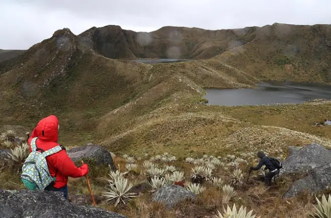 Chingaza Seen Trek bei Bogotá: Hochgebirgs-Andenlagunen