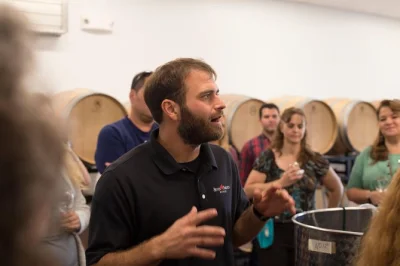 Step inside seven birches winery in new hampshire’s white mountains, chat with real winemakers, taste wines in progress, and enjoy a guided production room tour—includes souvenir glass.