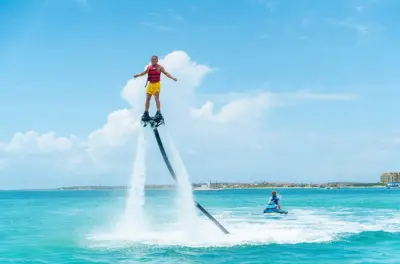 Flyboarding em Aruba: Voe sobre o Caribe