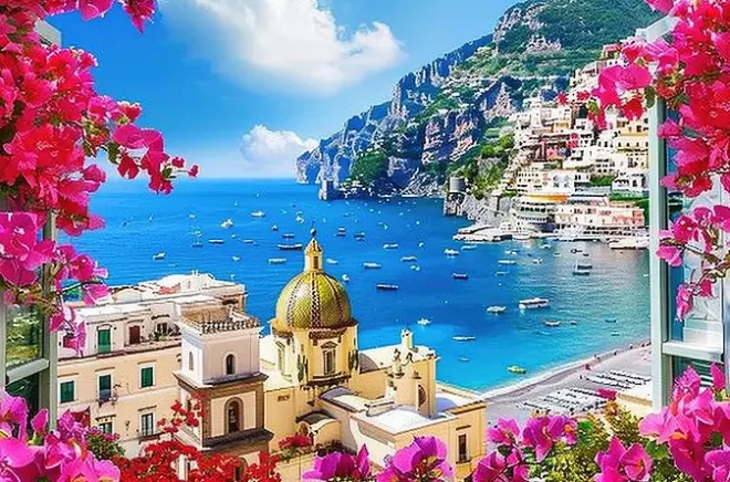 Private transfer Naples to Positano with Vesuvius or Pompeii stop