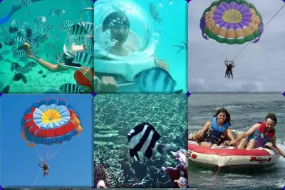Parasailing in Belle Mare: Wassersport und Strandtag auf der Insel