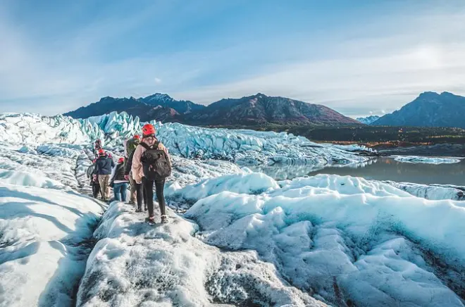 Matanuska-Gletscher Wanderung ab Anchorage: Über das Eis laufen