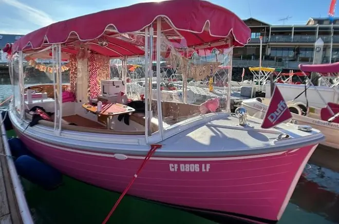 Crucero privado en bote rosa por la bahía de San Diego, 2 horas