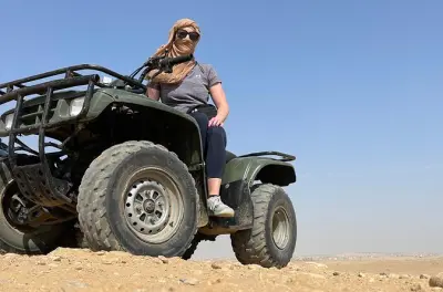 Quad près des pyramides de Gizeh : Aventure en quad dans le désert