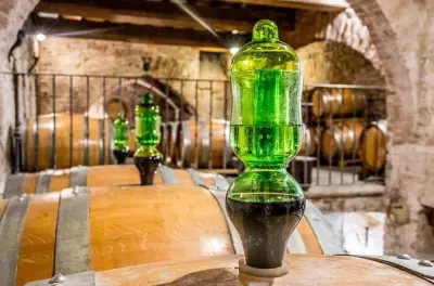 Visite de Montepulciano : Caves historiques et architecture moderne