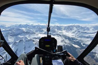 Private Swiss Alps helicopter tour: Eiger, Monch, Jungfrau