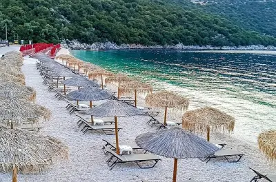 Praias e cavernas Melissani, Drogarati e Antisamos em Kefalonia