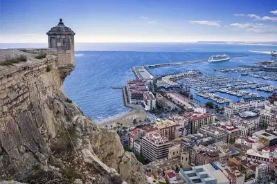 Alicante privado medio día: Castillo de Santa Bárbara y Explanada