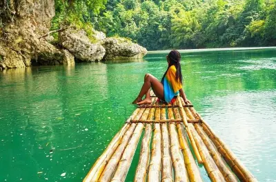 Lethe River Bamboo Rafting und Rocklands Bird Sanctuary in Negril