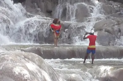 Cascate Dunn's River da Ocho Rios: Scala le cascate