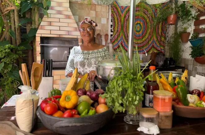 Clase de cocina afrobrasileña en Salvador: Del mercado a la mesa