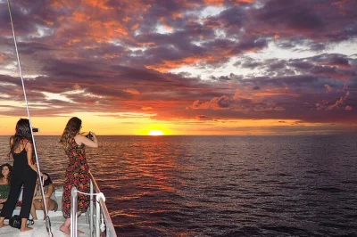 Feel the caribbean breeze on a st croix sunset sail with live music, unlimited rum punch, and local crew. includes 2-hour cruise from frederiksted pier.